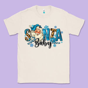 Santa Baby Christmas Classic Tee Designed By Maliassmallbusiness