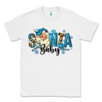 White Santa Baby Christmas Classic Tee - MaliasSmallBusiness