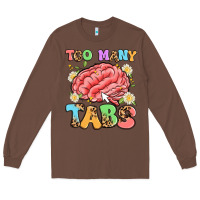Chestnut too many tabs Long Sleeve Tee - Artiststas