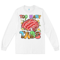White too many tabs Long Sleeve Tee - Artiststas