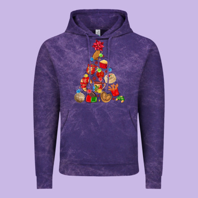Mexican Christmas Tree Vintage Hoodie Designed By Maliassmallbusiness