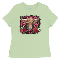 Matcha v.d. cow and roses Ladies Tee - AdoDesignShop