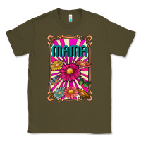 Army Green mama Classic Tee - CowhideDigitalArt