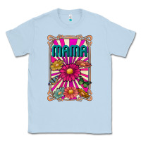 Dusty Blue mama Classic Tee - CowhideDigitalArt