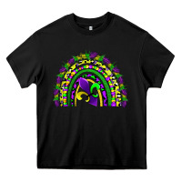 Black mardi gras rainbow Heavy Core Tee - AdoDesignShop