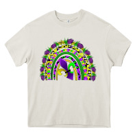 Cream mardi gras rainbow Heavy Core Tee - AdoDesignShop