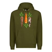 Army Green Easter carrot Easter Day Premium Hoodie - CowGirlArtShop