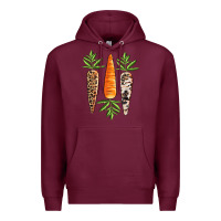 Burgundy Easter carrot Easter Day Premium Hoodie - CowGirlArtShop