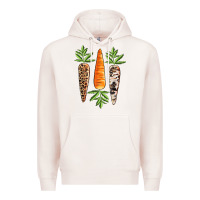 Pale Pink Easter carrot Easter Day Premium Hoodie - CowGirlArtShop