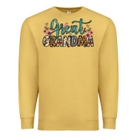 Antique Gold great grandma Premium Sweatshirt - OliviaCreatesArt