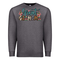 Charcoal Heather great grandma Premium Sweatshirt - OliviaCreatesArt