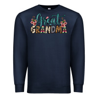 Navy great grandma Premium Sweatshirt - OliviaCreatesArt