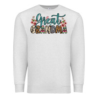 Oatmeal Heather great grandma Premium Sweatshirt - OliviaCreatesArt