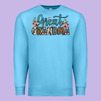 Great Grandma Premium Sweatshirt Designed By Oliviacreatesart