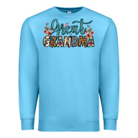 Ocean Blue great grandma Premium Sweatshirt - OliviaCreatesArt