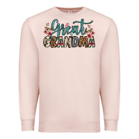 Pale Pink great grandma Premium Sweatshirt - OliviaCreatesArt