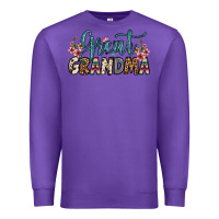 Purple great grandma Premium Sweatshirt - OliviaCreatesArt