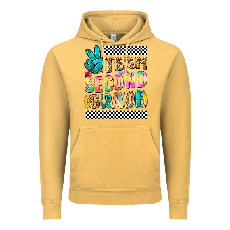 Team Second Grade Vintage Hoodie by NancyCooperArtShop | Teevron
