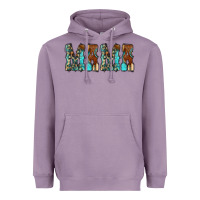 Lavender Mama Turquoise Tooled Heavyweight Hoodie - CowCowDesign