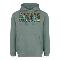 Sage Mama Turquoise Tooled Heavyweight Hoodie - CowCowDesign