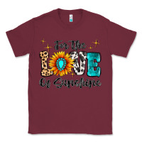 Burgundy For The Love Of Sunshine Classic Tee - MaliasSmallBusiness
