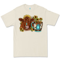 Bone sunflower coffee cup red angus gemstone Premium Tee - JahusDesignShop