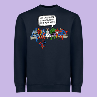 Superheros Heavyweight Sweatshirt Designed By Bettercallsaul