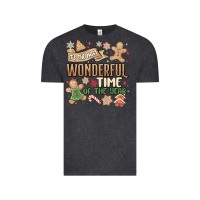 Vintage Black wonderful time Vintage Tee - MaliasSmallBusiness