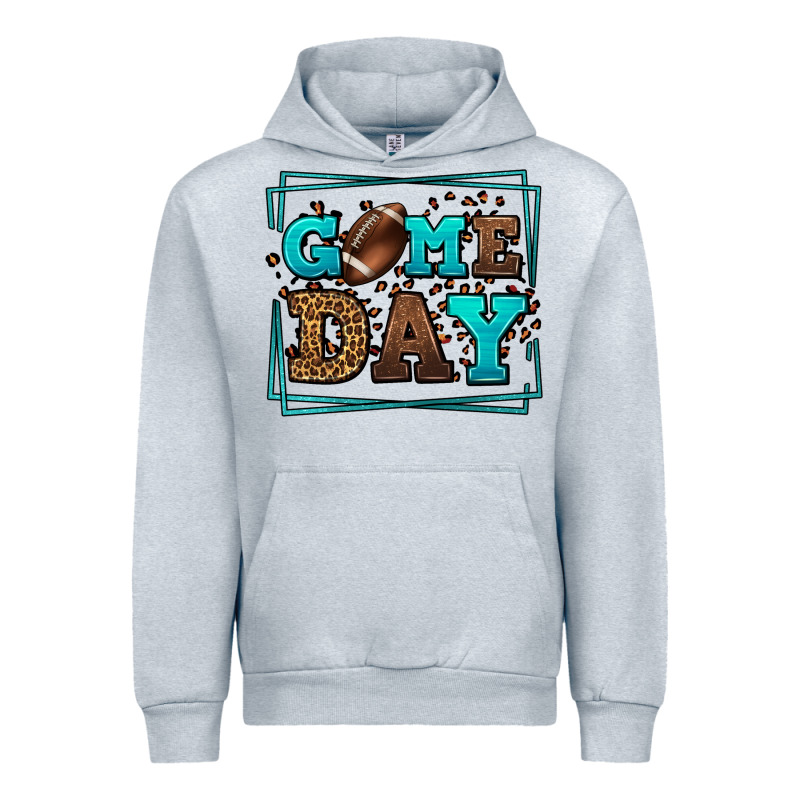 Game Day American Football Leopard Frame Urban Hoodie by LillyAllenDesigns | Teevron