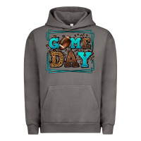 Pigment Tornado Game day American Football leopard frame Urban Hoodie - LillyAllenDesigns