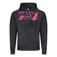 Vintage Black lets go girls Vintage Hoodie - NancyCooperArtShop