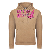 Vintage Coffee lets go girls Vintage Hoodie - NancyCooperArtShop