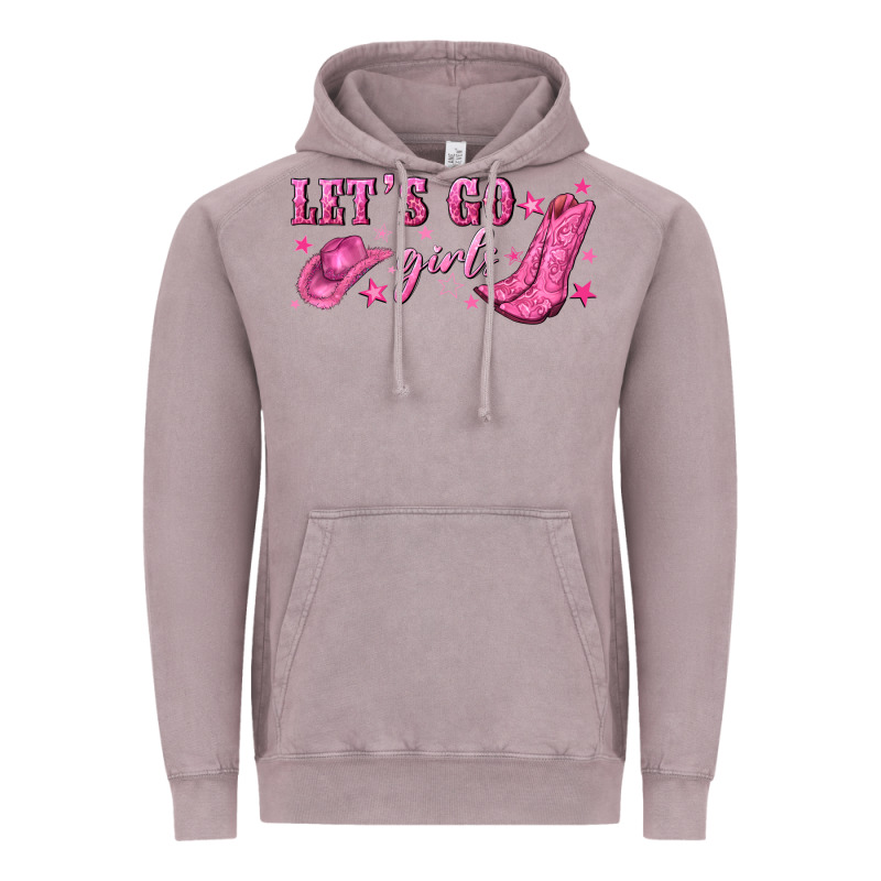 Lets Go Girls Vintage Hoodie by NancyCooperArtShop | Teevron
