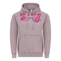Vintage Zinc lets go girls Vintage Hoodie - NancyCooperArtShop