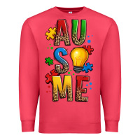 Cardinal ausome autism Premium Sweatshirt - OliviaCreatesArt