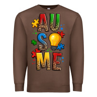 Chestnut ausome autism Premium Sweatshirt - OliviaCreatesArt