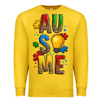 Lemon ausome autism Premium Sweatshirt - OliviaCreatesArt