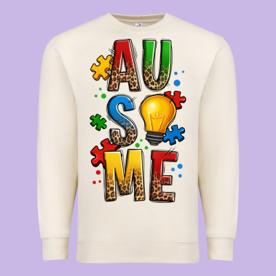 Ausome Autism Premium Sweatshirt Designed By Oliviacreatesart