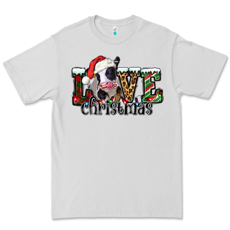 Love Christmas Cow Premium Tee by Jasminsmagicworld | Teevron