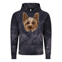 Cloud Black yorkie Vintage Hoodie - Jasminsmagicworld