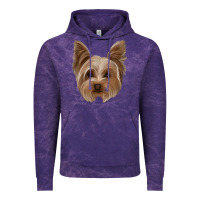 Cloud Purple yorkie Vintage Hoodie - Jasminsmagicworld