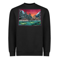 Black Colorado Scenery Map Heavyweight Sweatshirt - Bettercallsaul