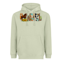 Matcha Cowgirl Horse Min Heavyweight Hoodie - CowCowDesign