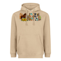 Mushroom Cowgirl Horse Min Heavyweight Hoodie - CowCowDesign