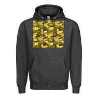 Charcoal Heather camouflage with glitter Zipper Hoodie - TumblerDesignByShophia