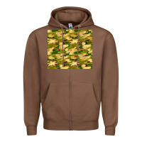 Chestnut camouflage with glitter Zipper Hoodie - TumblerDesignByShophia