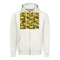 Oatmeal Heather camouflage with glitter Zipper Hoodie - TumblerDesignByShophia