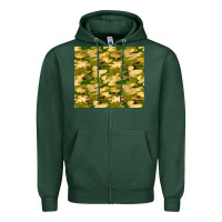 Sports Green camouflage with glitter Zipper Hoodie - TumblerDesignByShophia