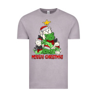 Vintage Zinc meowy christmas cat tree Vintage Tee - MaliasSmallBusiness