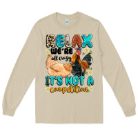 Mushroom relax we're all crazy it's not a competition Long Sleeve Tee - Artiststas